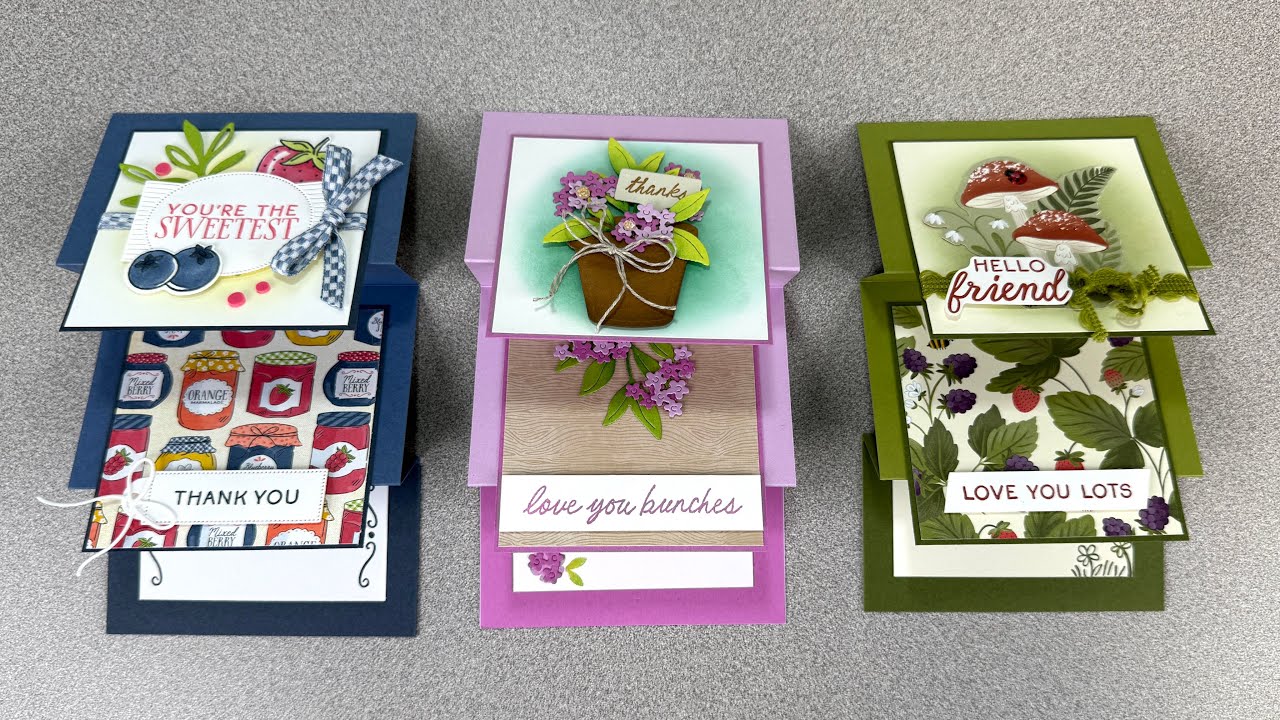 Waterfall Accordion Card - Mystery Stamping Revealed - 3-4-26