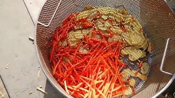 Carrot/ Eggplant Strips Cutting Machine