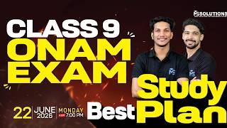 CLASS 9 Onam  Exam 2026 Best Study Plan | LIVE | MS SOLUTIONS
