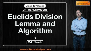 #Maths Real Numbers part 3 Euclids Division Lemma and Algorithm #CBSE #Class 10 #Mathematics X