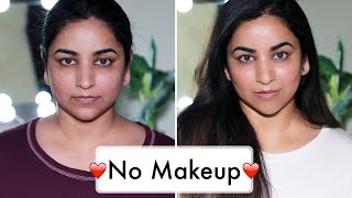 HOW TO LOOK GOOD WITHOUT ANY MAKEUP | BEFORE & AFTER