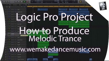How To Produce A Melodic Trance Song In Logic Pro X Template Tutorial By Mikas
