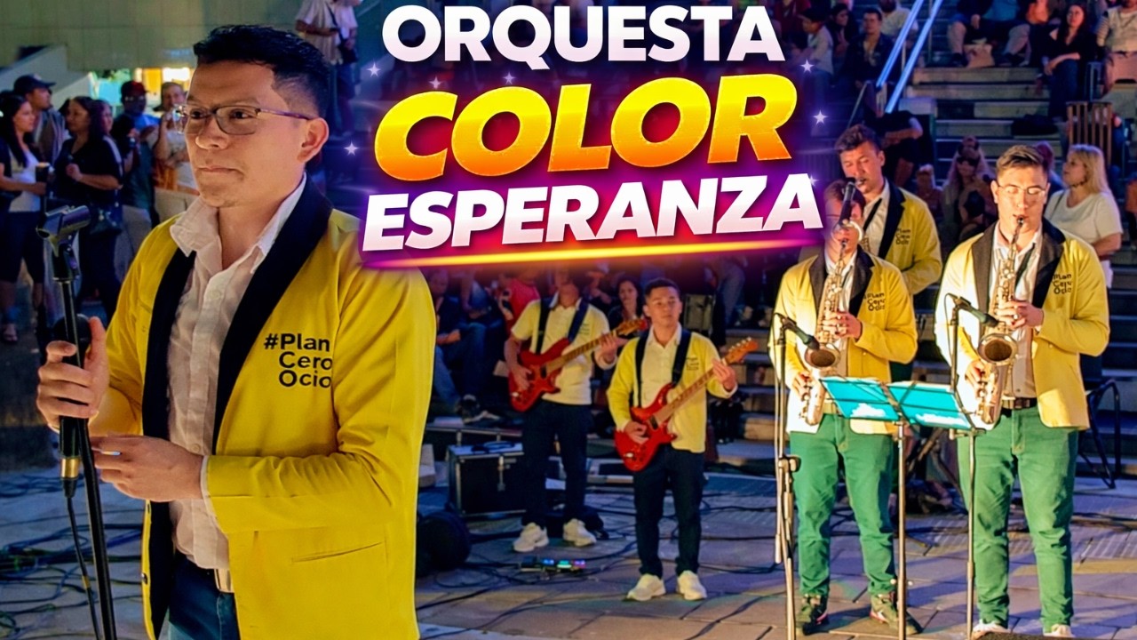 La Orquesta Color Esperanza puso el ritmo y sabor desde el Centro Histórico 