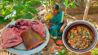 காரசாரமான பன்றி கறி கிரேவி | Pork Gravy | Tasty Pork fry | Gandhi Kitchen