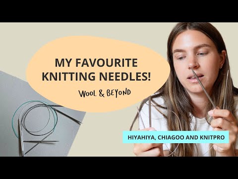 Knitting needle comparison