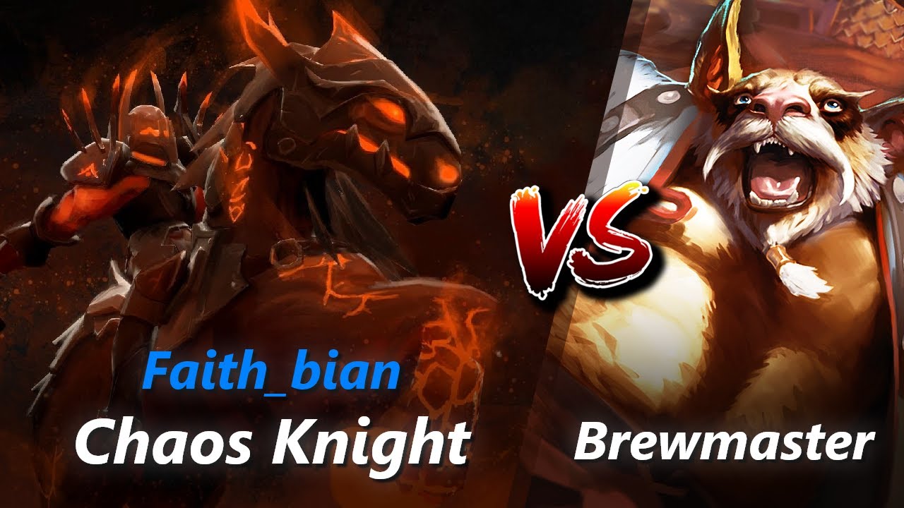 Faith_bian safelane Chaos Knight vs Brewmaster/Dark Willow | First 10 minutes