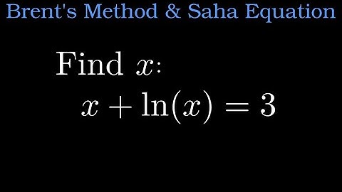 Brent’s Method of Finding Roots and Inverse Functions: Algorithms for Grad Students (1)