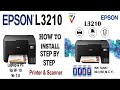 How to download &amp; install Epson L3210 Printer Driver without CD in windows 10 PC &amp; Laptop Softwar