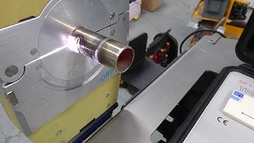 Orbital TIG Welding Test with Orbitec TigTronic Orbital welder 4/3 Controller and Enclosed Weld Head