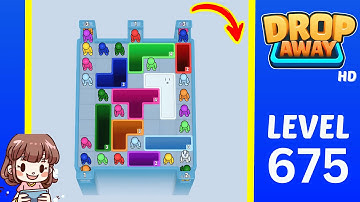 Drop Away Level 675 Solution Walkthrough