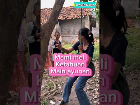 Mami mely ketahuan main ayunan #shorts #ceritajekho