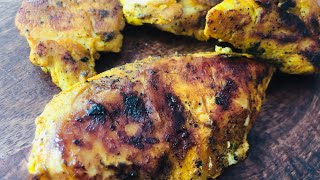 دجاج مشوي في المقلاة باسهل طريقة Grilled chicken easy recipe