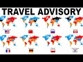 Which Countries You Should NEVER Travel To... (according to other countries)