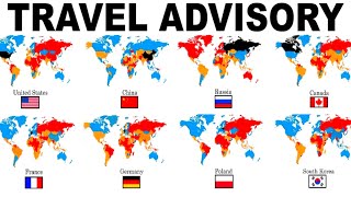 Which Countries You Should NEVER Travel To... (according to other countries)