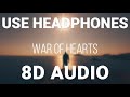 Ruelle - War Of Hearts (8D AUDIO)