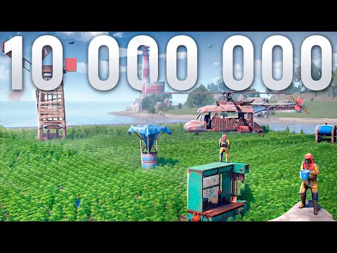 Видео: 10 000 000 скрапа в день приносит моя ГИГАНТСКАЯ ферма на озере в Rust/Раст