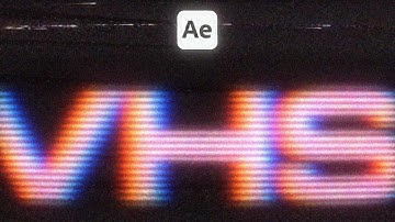 Create this cool VHS Animation In After Effects!
