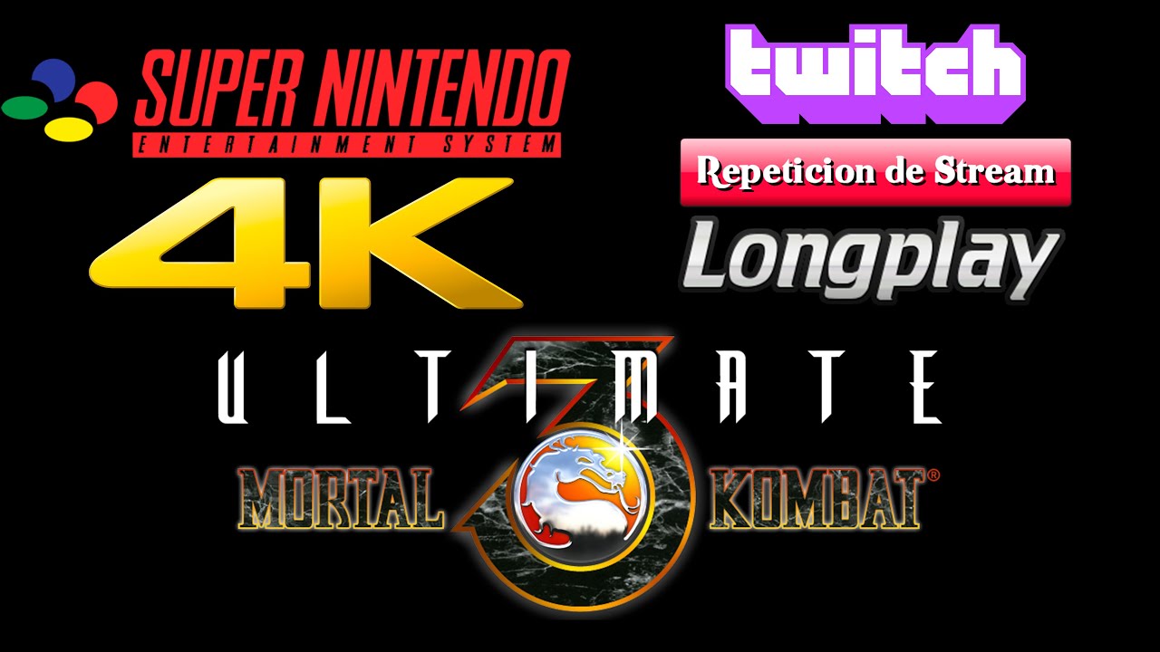 Ultimate Mortal Kombat 3 (SNES) 【Longplay】 