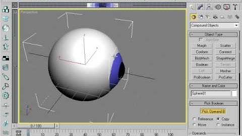Modelling an Eye in 3D Studio Max
