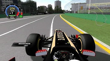 rFactor F1 2012 Raikkonen Onboard Melbourne
