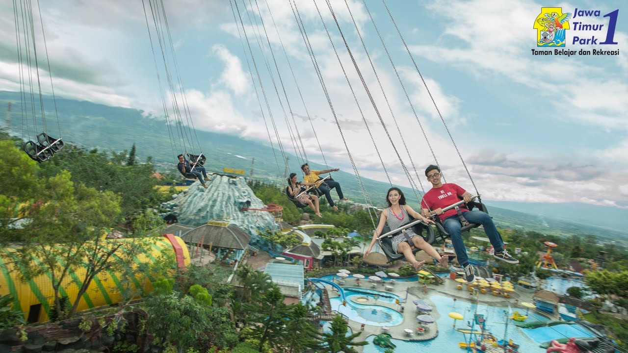 Wahana Ekstrim Sky Swinger Jatim Park 1