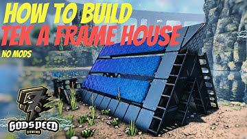 How To Build Tek Apex Outpost No Mods Ark Survival Evolved