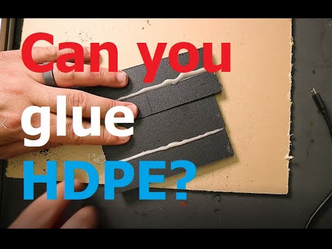 Video: How To Glue Polyethylene