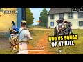 Attack with Legend Amitbhai Duo vs Squad OverPower Gameplay - Garena Free Fire