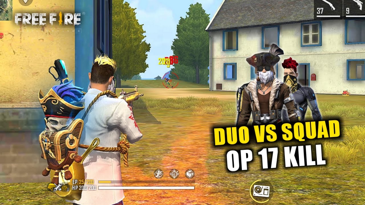 Duo vs Squad Dominating 2 AWM Gameplay - Garena Free Fire- Total Gaming 