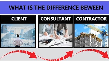 Difference Between Client, Consultant & Contractor || Construction 🚧