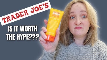 TRADER JOE SUNSCREEN SPF 30 Review & Wear Test (sometimes you get what you pay for)