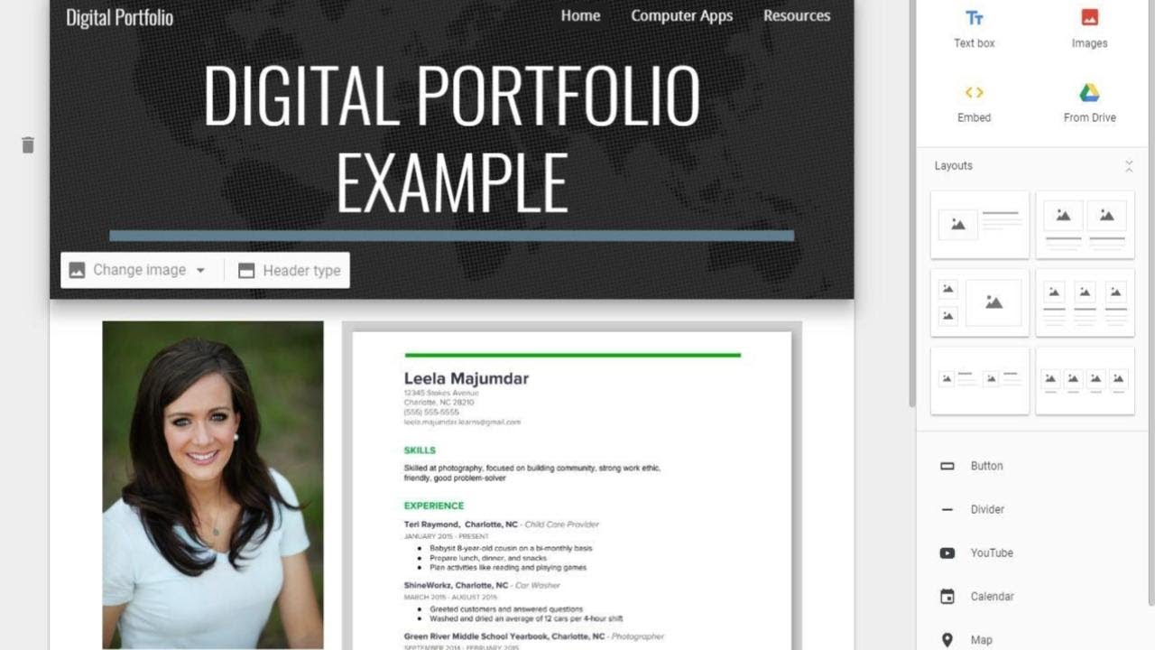 How to create a digital portfolio
