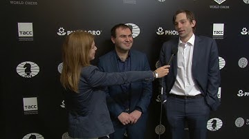 Day 7 Interview with GM Shakhriyar Mamedyarov and GM Alexander Grischuk