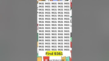 🔍 Find the Odd Number! Can You Spot It? 🧠 #OddNumberChallenge #BrainTeaser #shorts #games #eyesight