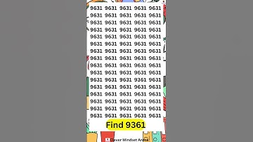 🔍 Find the Odd Number! Can You Spot It? 🧠 #OddNumberChallenge #BrainTeaser #shorts #games #eyesight