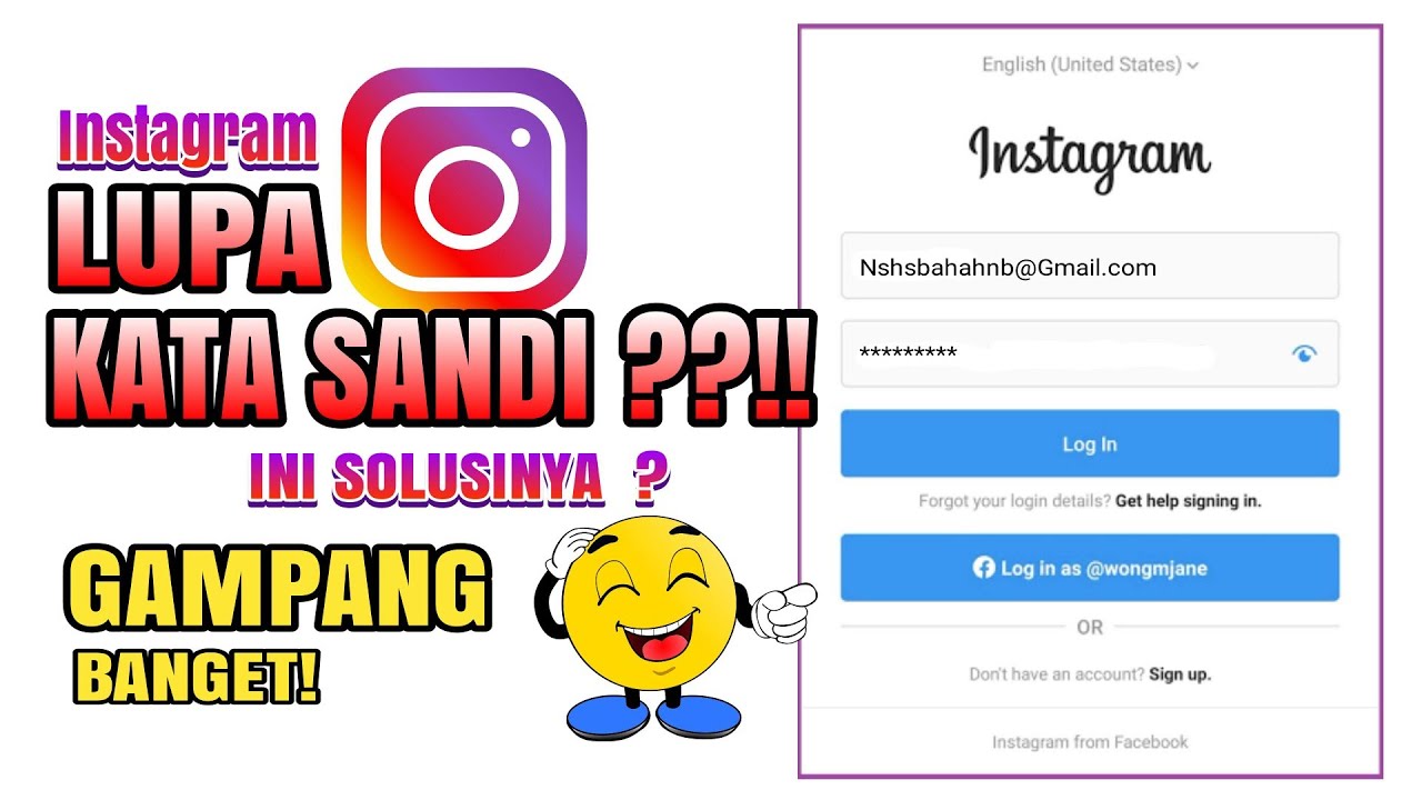  INSTAGRAM  LUPA PASSWORD Cara Mengembalikan Akun  