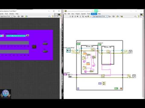 Record and playback the servo position using Labview and arduino - YouTube
