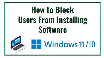 How to BlockUsers From Installing Software in Windows 10/11