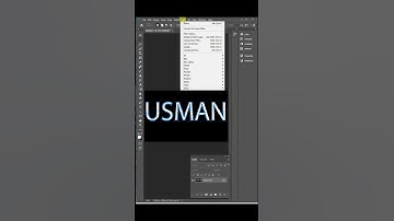 Fire text effect in #photoshop #shorts