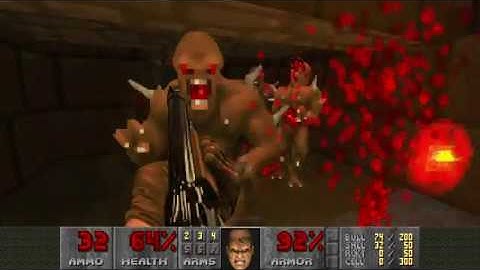 Doom II (1994) - MAP05: The Waste Tunnels [4K 60FPS]