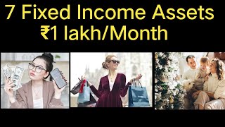 7 Fixed Income Assets to generate ₹ 10,000 per Month