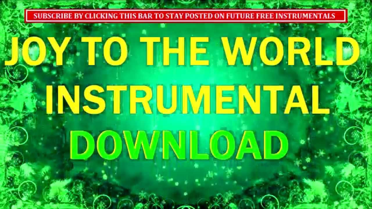 JOY TO THE WORLD INSTRUMENTAL DOWNLOAD - ORCHESTRAL Free Christmas Music - YouTube