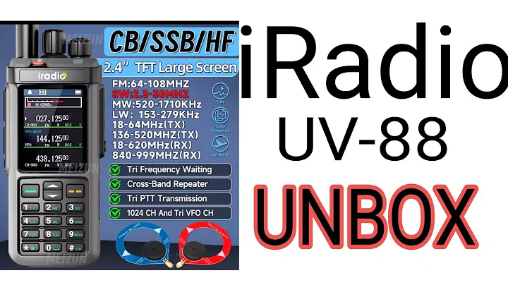 UNBOX - iRadio UV-98 All Band Ham Radio