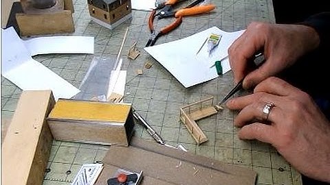 Scratchbuilding an N-scale house, part 3