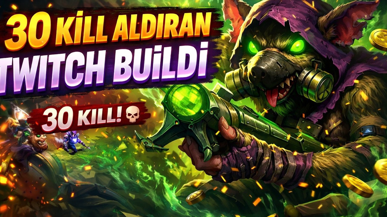 30 KİLL ALDIRAN TWITCH BUİLDİ !!!  #shorts #lol #leagueoflegends