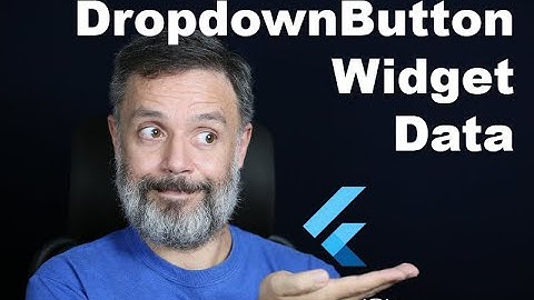 DropdownButton Widget in Flutter with Back4app