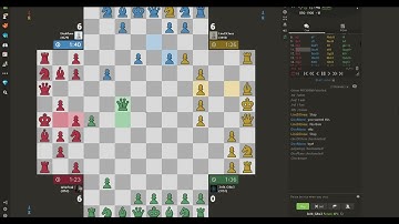 4 Player Chess - Checkmate in 38 moves #chess 1|7 FFA Modern