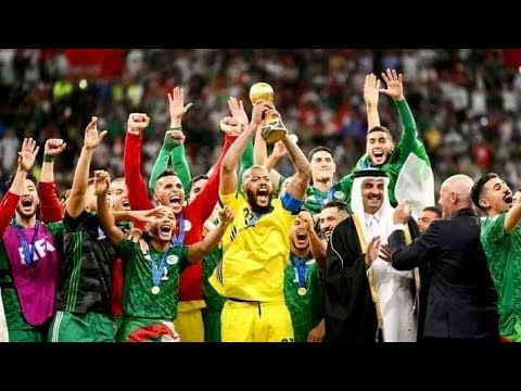 أجواء الإحتفال بنجاح الفريق الوطني أغنية نعشقو في الخضرا سعيدة فرحة الكاس قصرالشلالة