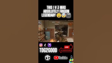 Absolutely Legendary 1 v 3 😳🥹 #tdg2good #cod #mw #1v3 #clips #searchanddestroy #callofduty