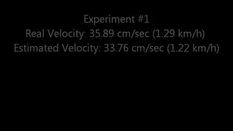 Speed estimation of an unknown moving target with optical flow